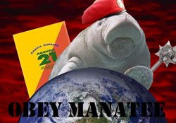 OBEY MANATEE!