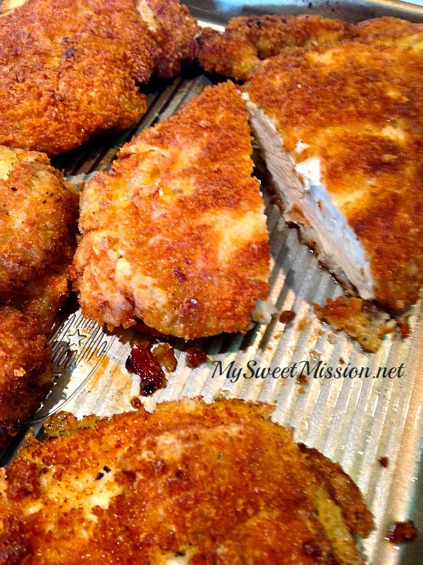 Crispy Panko Breaded Chicken Breasts