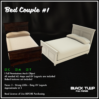 [Black Tulip] Mesh - Bed Couple #1