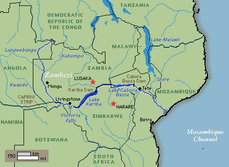 ZAMBEZI FLOODED SAVANNA : The long and winding...river ZAMBEZI FLOODED SAVANNA : The long and winding...river