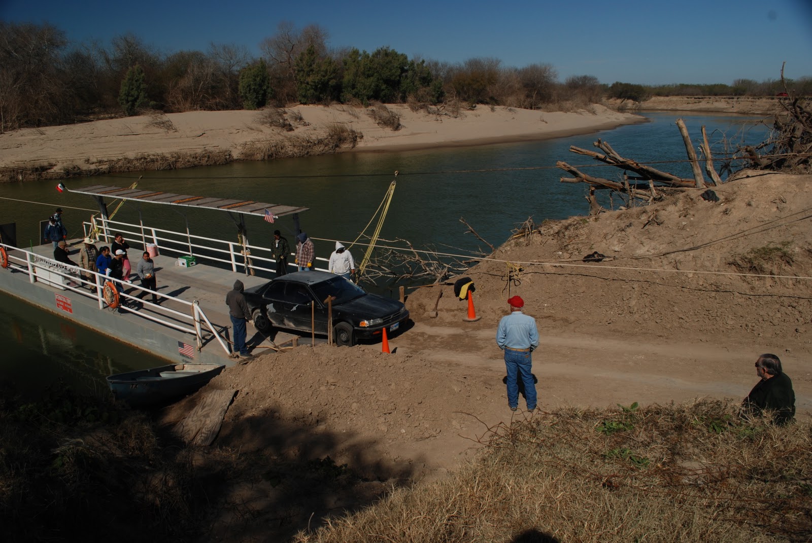 On The Rio Grande Los Ebanos, Texas