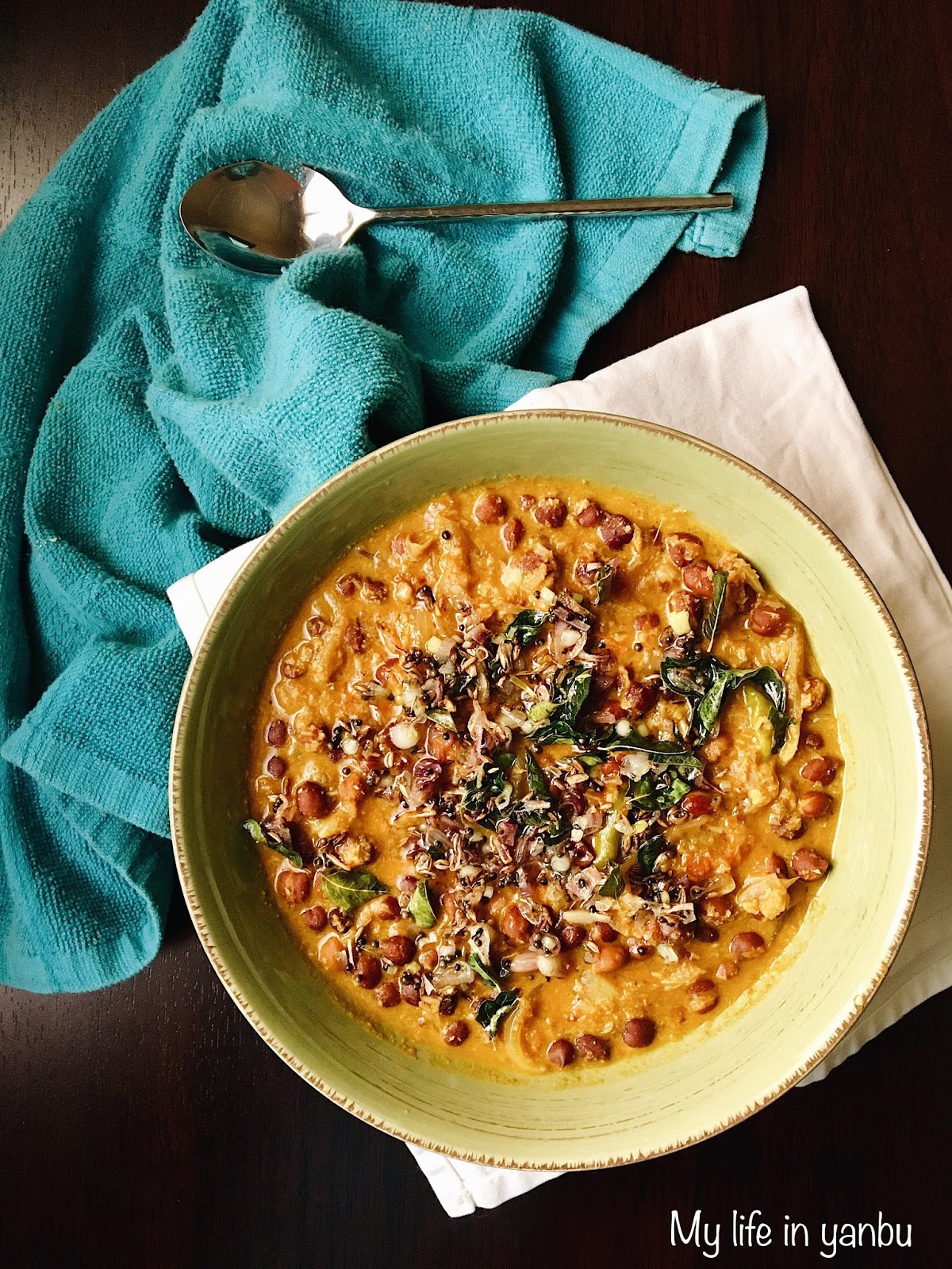 My Life in Yanbu! Kerala Style Kadala Curry Black Chickpeas Curry