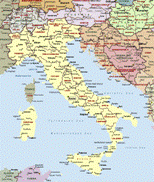 Italia Mappa della Città Provincia