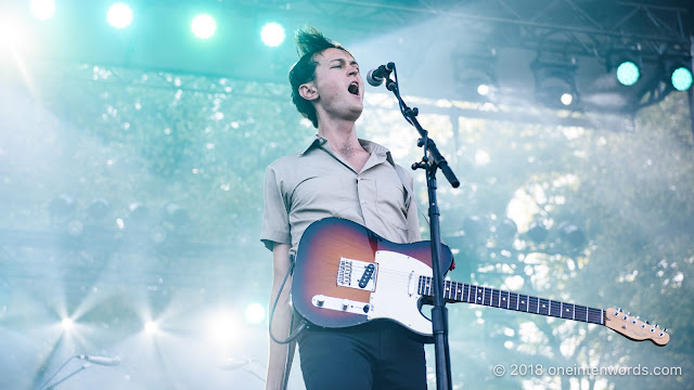 Ought at Royal Mountain Records Festival at RBG Royal Botanical Gardens Arboretum on September 2, 2018 Photo by John Ordean at One In Ten Words oneintenwords.com toronto indie alternative live music blog concert photography pictures photos