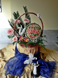 tallado de frutas y verduras: Cestas para regalo