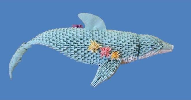 Origami 3D: delfin