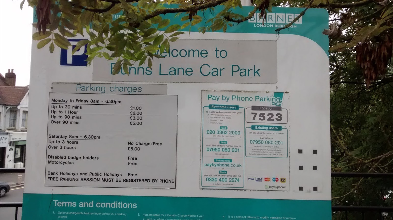 Mr Mustard Bunns Lane Car Park Free parking