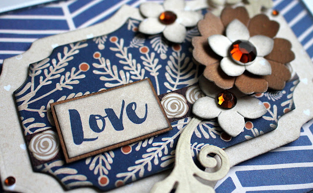 Blue And Brown Cards by Ulrika Wandler using Stay Awhile Collection