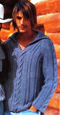 Вяжем мужской свитер спицами со схемами и описанием