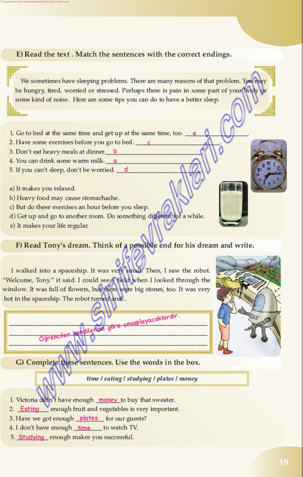 8. SINIF İNGİLİZCE DERSİ PASİFİK YAYINLARI ÖĞRENCİ ÇALIŞMA KİTABI