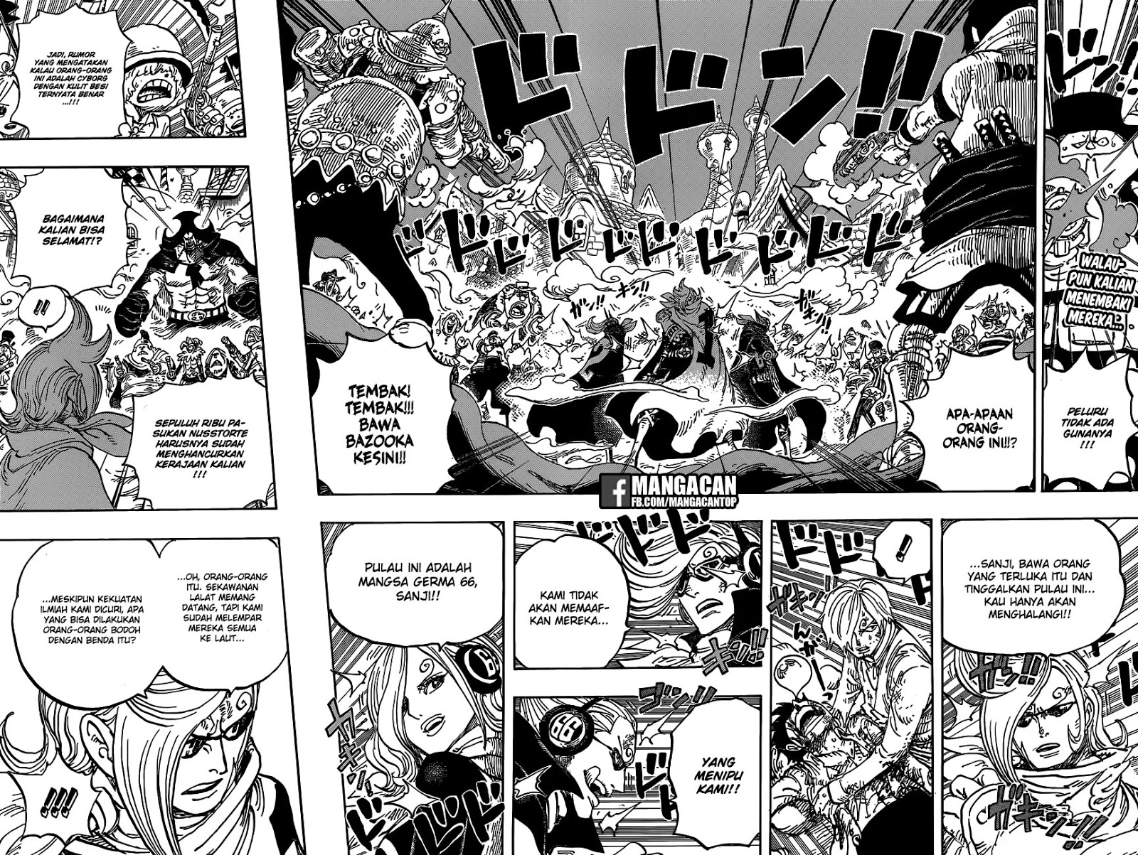 Komik One Piece - Chapter 898 : Kami Pasti Akan Kembali ...
