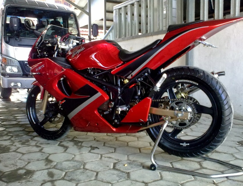 30+ Ide Modifikasi Ninja Rr Putih Jari Jari