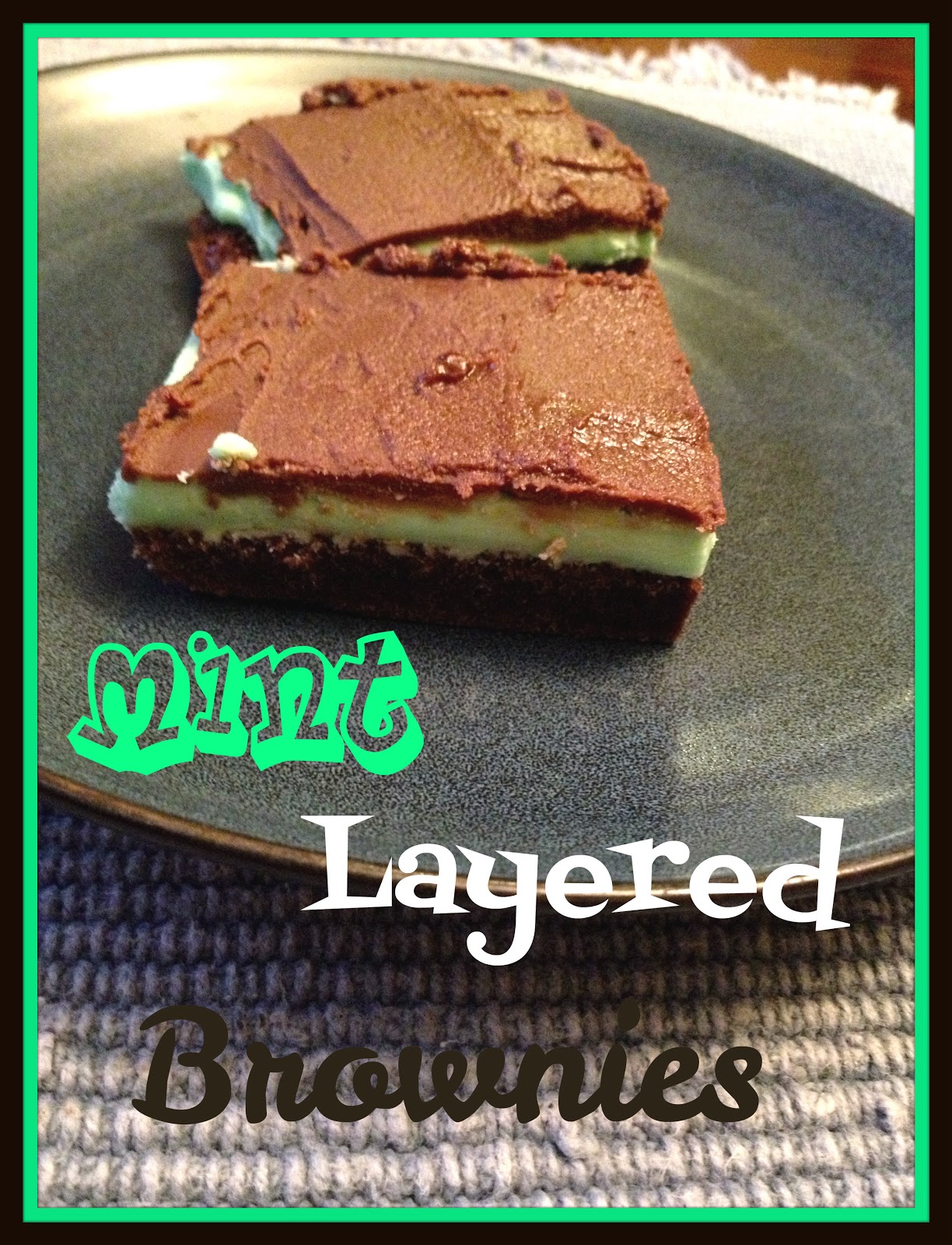 Mint Layered Brownies