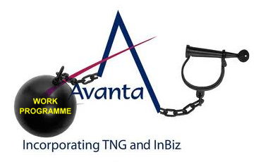 Avanta Work Programme ball and chain protest