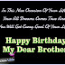 Happy Birthday Quotes for Brother
