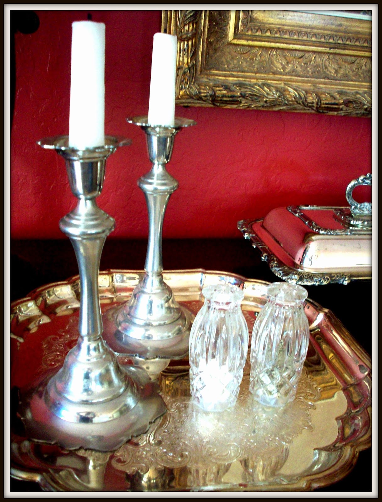 The Vintage Chateau Decorating with Candlesticks