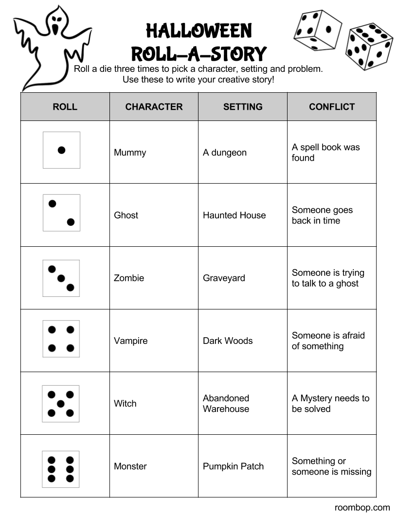 RoomBop Blog Digital Dice RollAStory