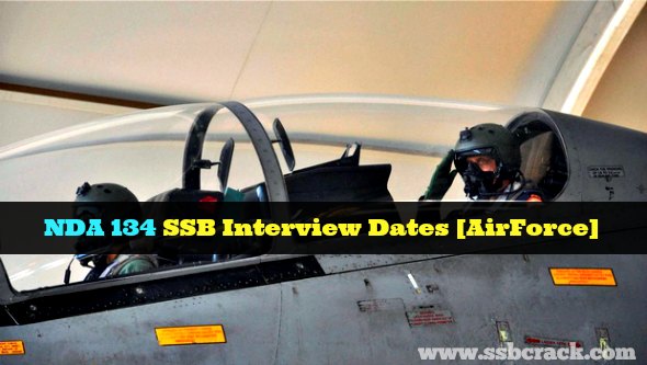 nda 134 ssb dates