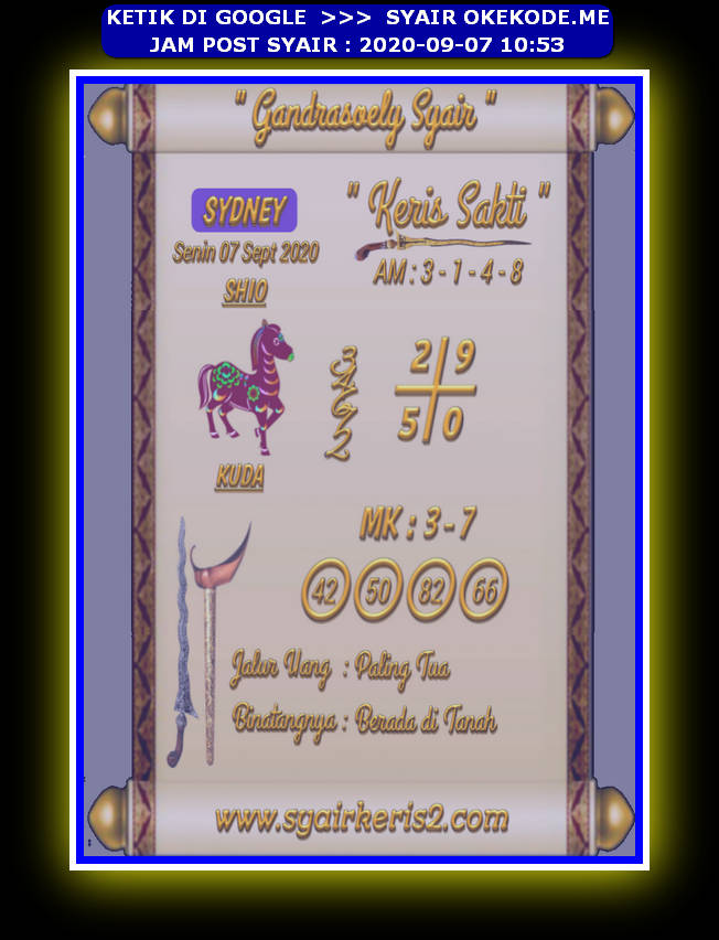 1 New Message Kode Syair Sydney 7 September 2020 Forum Syair Togel Hongkong Singapura Sydney