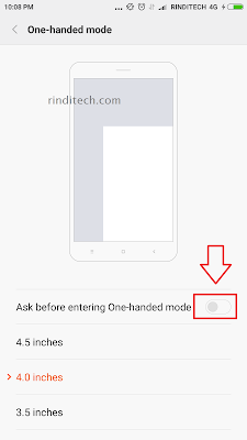 Cara Mengaktifkan One-Handed Mode di Xiaomi (Redmi Note 3)