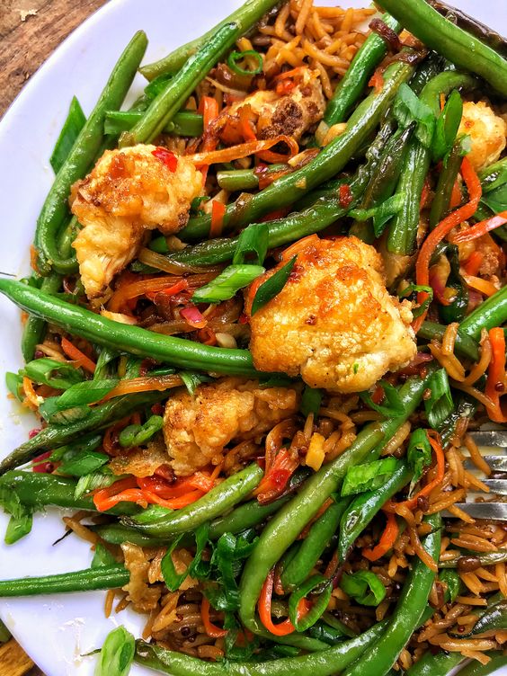 Mongolian Green Beans (Darius Cooks) Food Inspiration Healthy