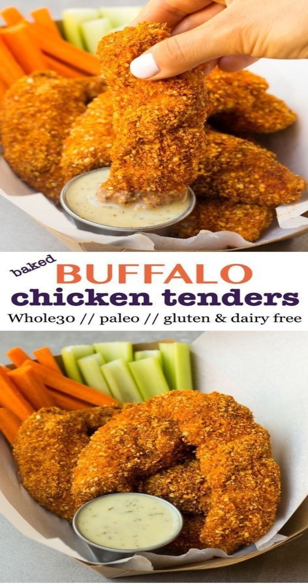 Whole30 Buffalo Chicken Tenders