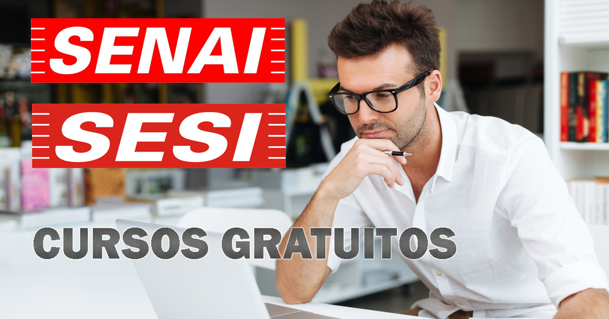 Sesi e Senai oferece 26 cursos online e gratuitos com certificado