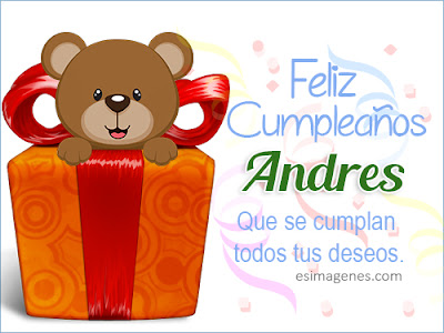 Resultado de imagen para Feliz cumpleaños Andres