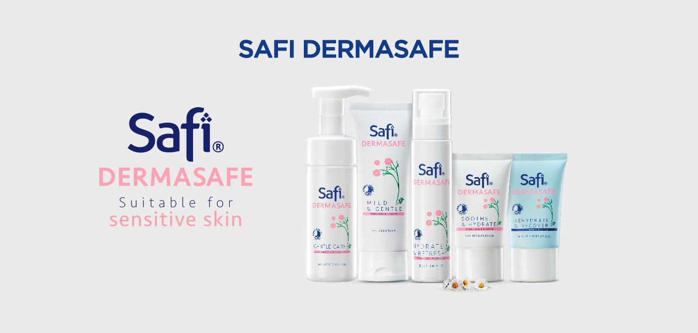Pulihkan Kulit Wajah Rosak Dengan Safi Dermasafe