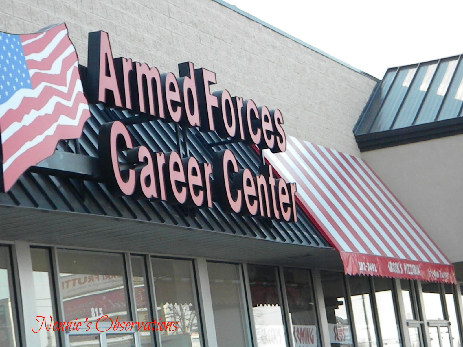 Signs Armed Forces Career Center