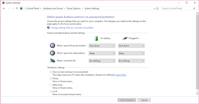 pengaturan shutdown dan sleep pengaturan shutdown dan sleep windows 10