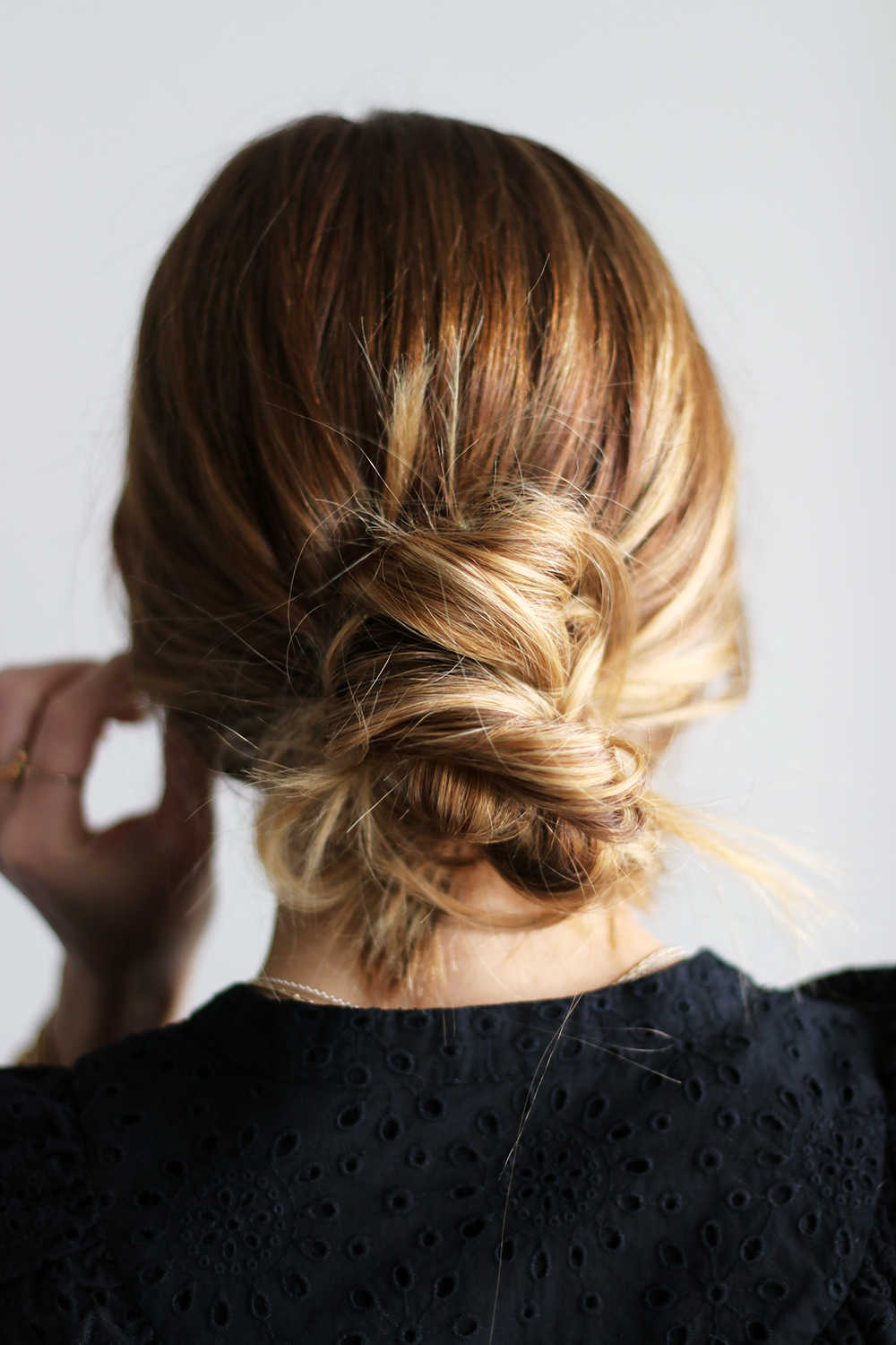 Diy File Three Easy Bun Hairstyles For The Holidays Gaby Burger
