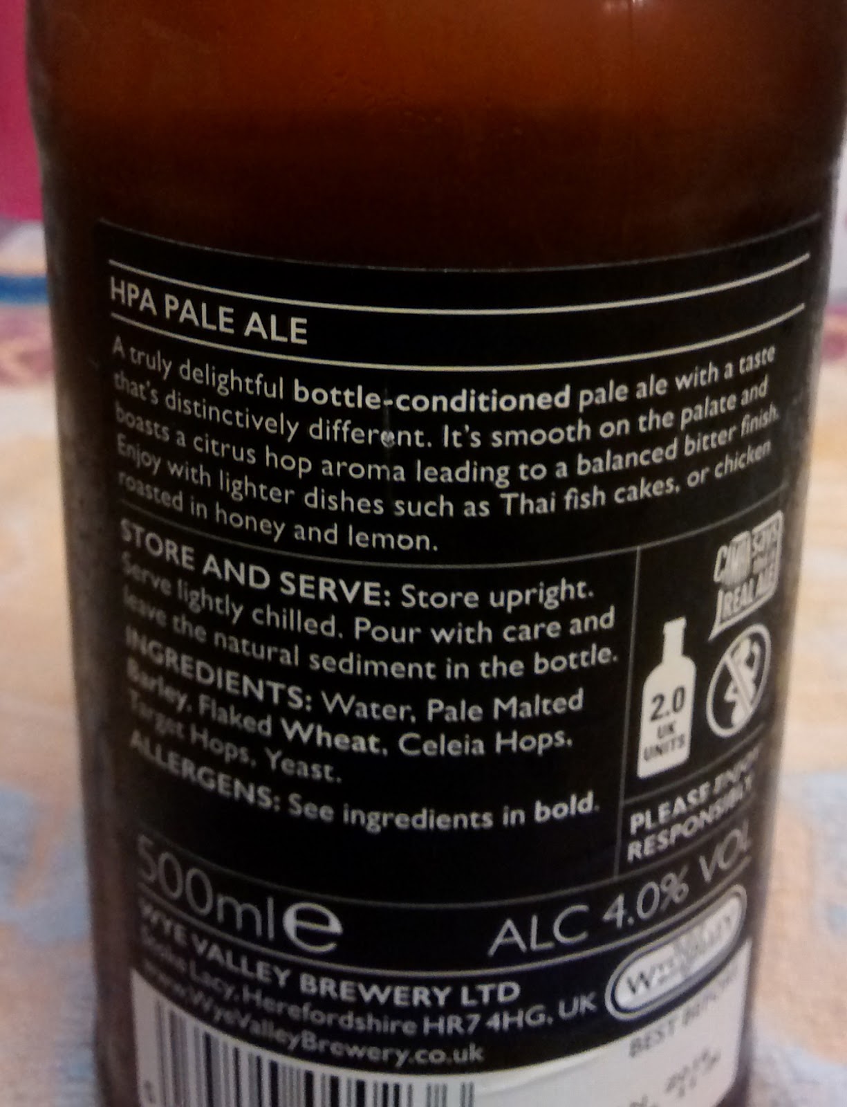 The Bohemian Budgie Hereford Pale Ale