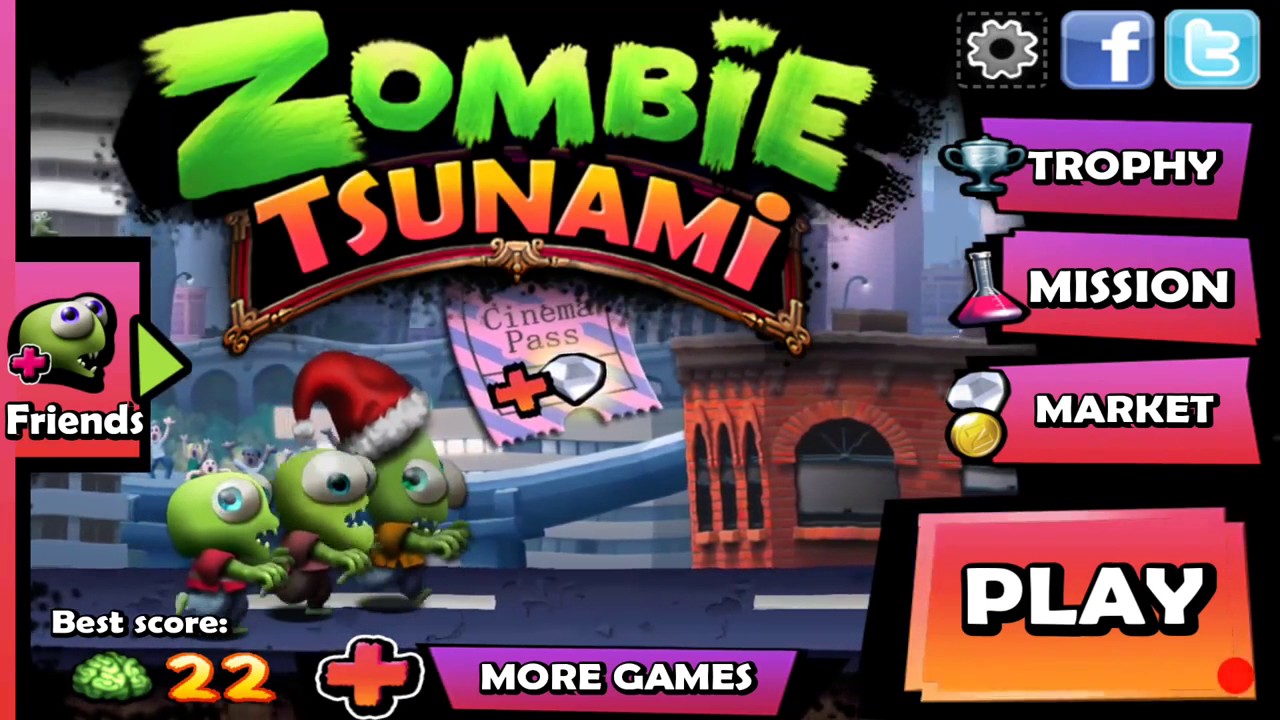 Download Gratis Zombie Tsunami Mod Apk Terbaru 2017 (Unlimited Money