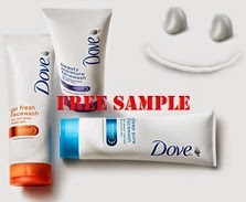 FREE Dove Face Wash Sample