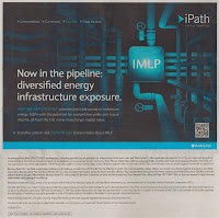 Ad of iPath S&P MLP ETN (IMLP): Pipeline Energy Infrastructure Fund
