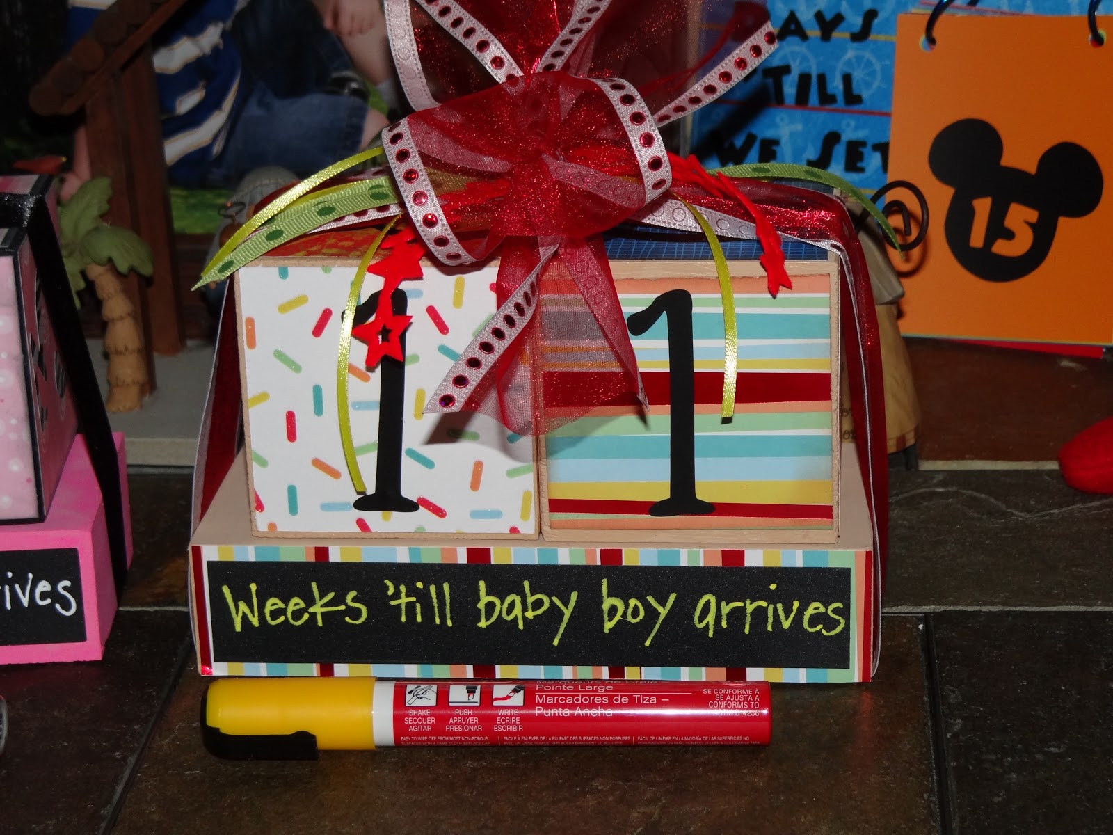 Toadilly Homemade: Countdown Blocks