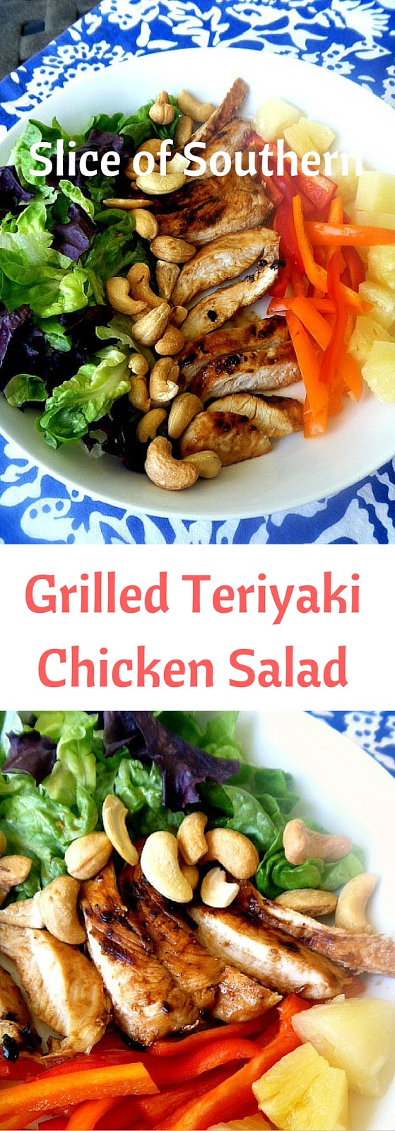 Slice of Southern: Grilled Teriyaki Chicken Salad