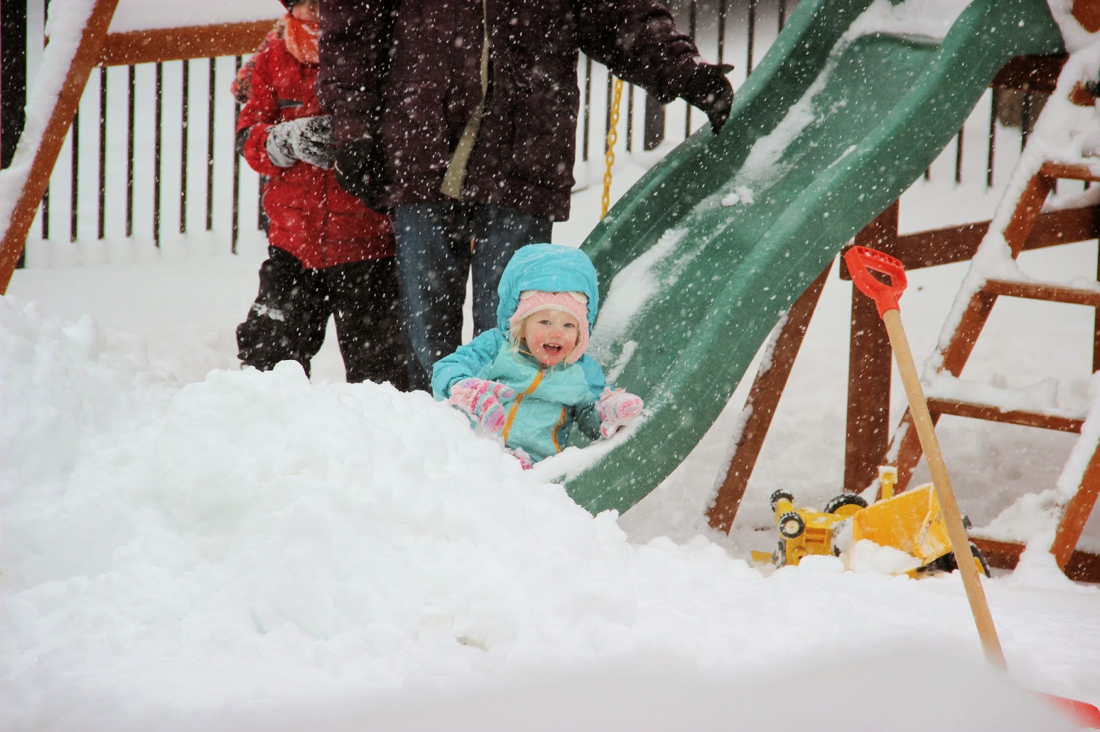 The Johnson Journey Snowy Slide