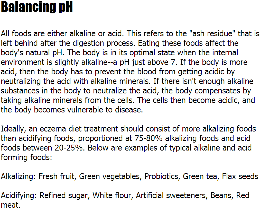 Eczema Remedy August 2013