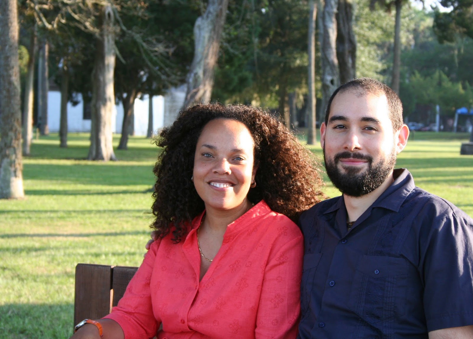 Kingsley Family Heritage Me and Peri at Kingsley Plantation