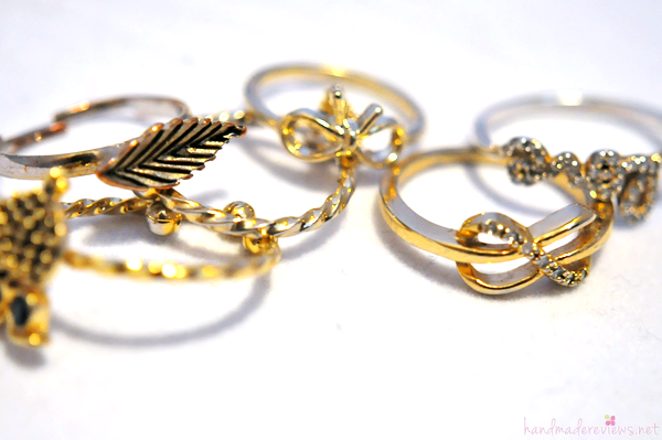 Delicate Golden Ring Collection