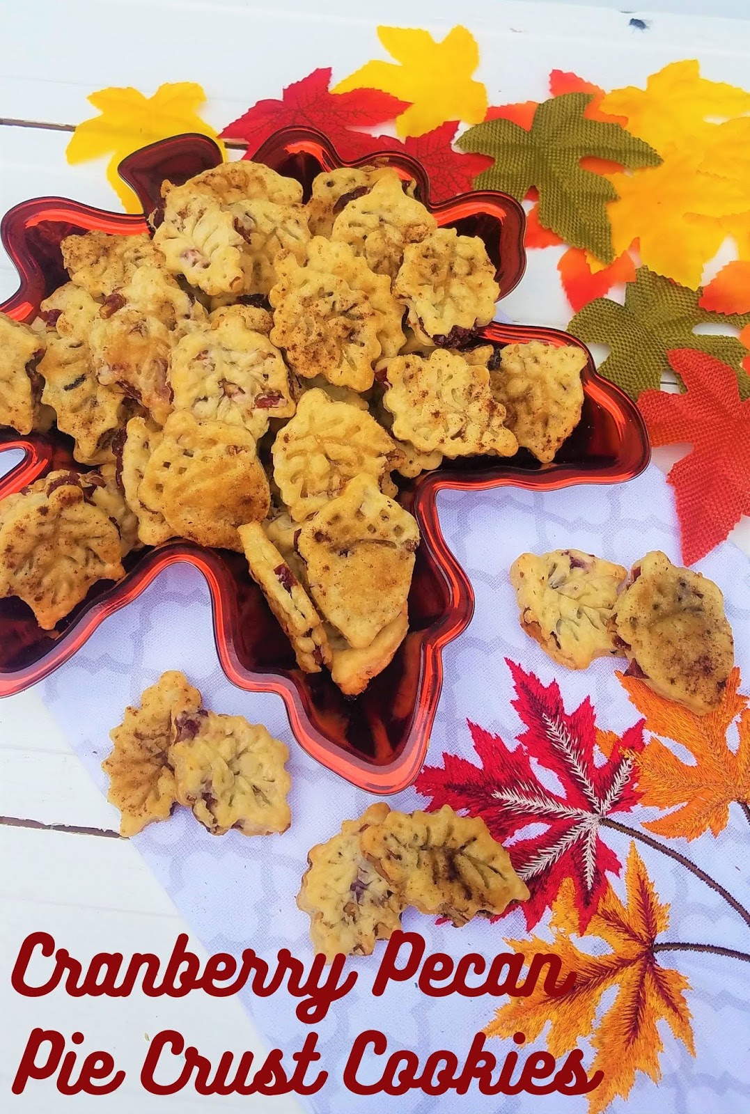 TIP GARDEN Cranberry Walnut Pie Crust Cookies