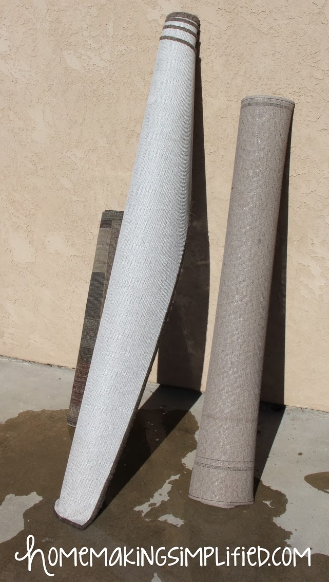 Homemaking Simplified How to Easily Wash and Dry Your Rugs without a