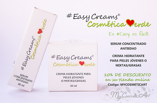 Easy Creams: Sérum antiedad y crema hidratante para piel mixta.