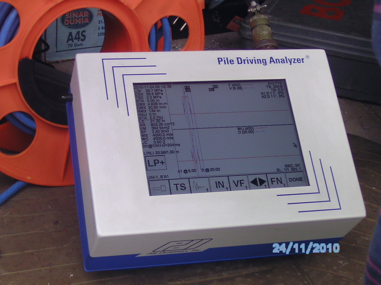 PDA (Pile Driving Analyze) Test CivilAE
