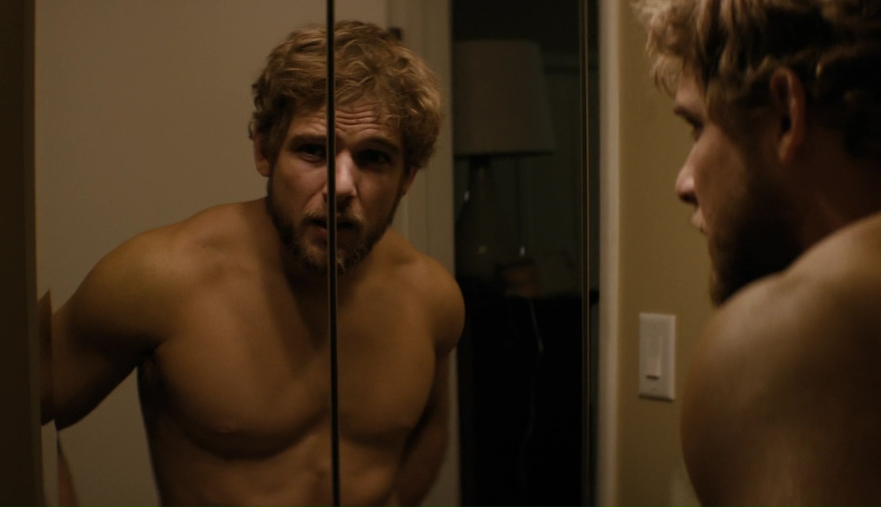 Max Thieriot shirtless in 'SEAL Team' - S01E12.