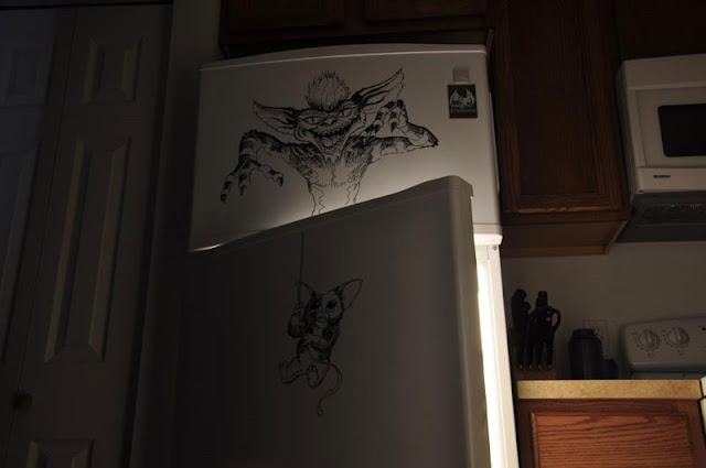 Arte na geladeira