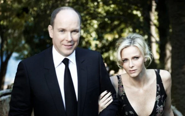 Prince Albert, Princess Charlene and Princess Caroline attended a celebration for the 50th anniversary of Monaco's Constitution