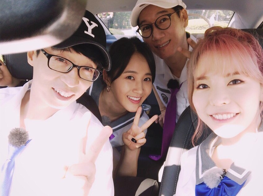 See SNSD's photo updates from their 'Running Man' experience